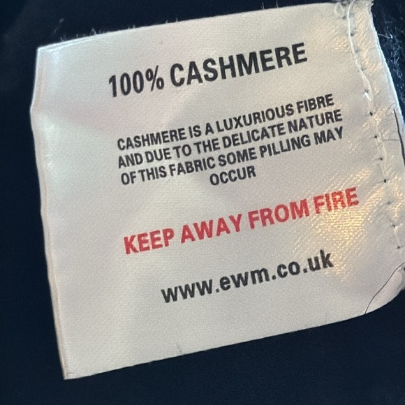 I S L E 100% pure cashmere black open front long sleeves cardigan sweater sz S - Picture 7 of 7